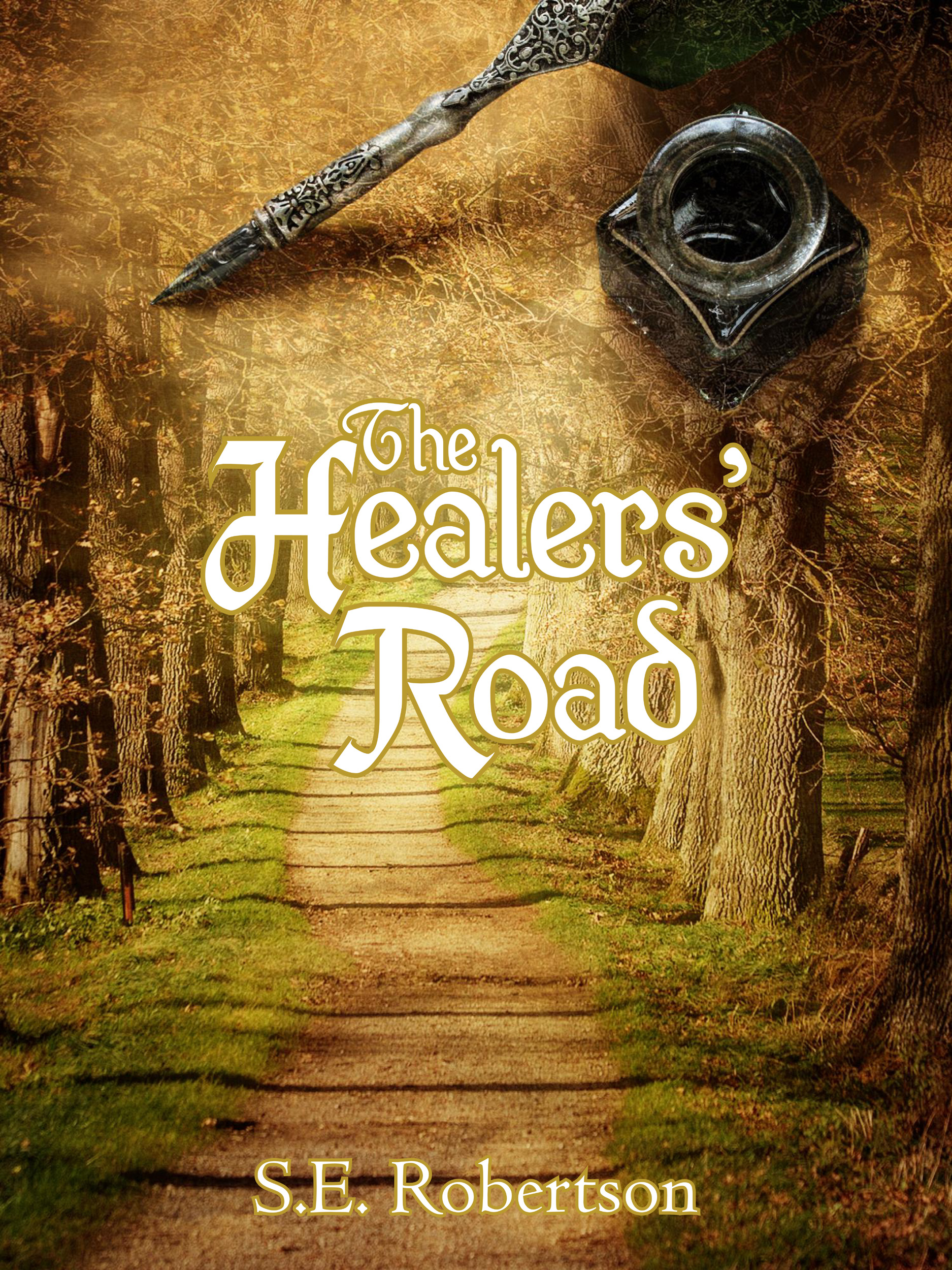 The book cover for The Healers' Road (The Healers book 1).